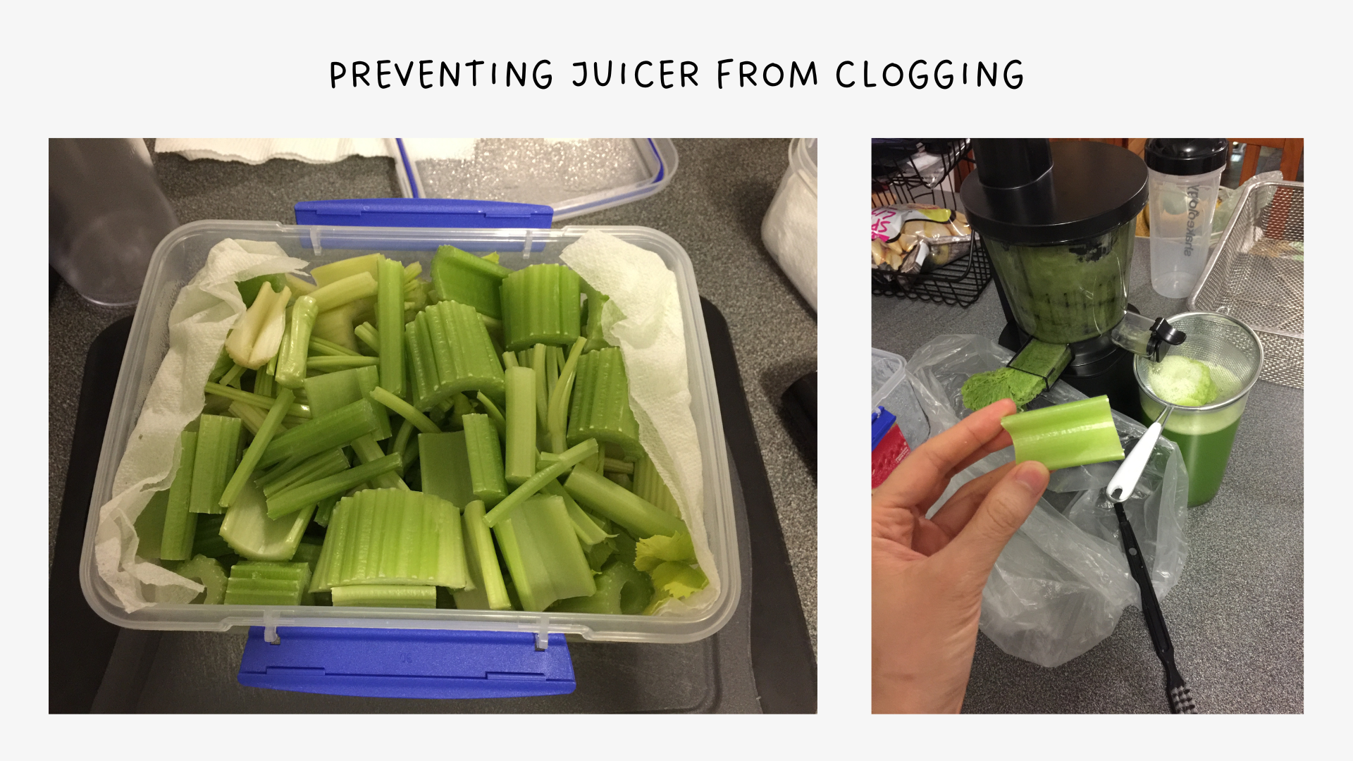 Cut Celery